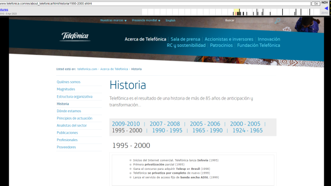 BREVE HISTORIA DE LAS PRIVATIZACIONES EN ESPAÑA, 1985-1995