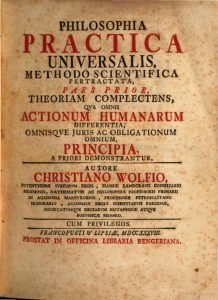 METAFÍSICA DE LAS COSTUMBRES (Introducción, y Parte 4): "PRINCIPIOS METAFÍSICOS DEL DERECHO", por Inmanuel Kant (1785): Nociones preliminares sobre la metafísica de las costumbres (Philosophia práctica universalis)